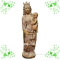 Wooden Sculpture Statue Of Women And Child YL-Q005